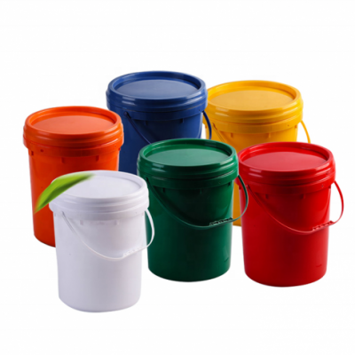 Oem Manufacturing Pp 5gallon Paint Buckets With Metal Or Plastic Handle